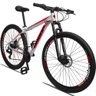 Bicicleta 21V Aluminum Tamanho 19" - Branca/Vermelho - Banana Bit - 1