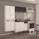 Ver imagem 3 de Cozinha Completa Rose 10 Portas Itatiaia - Preto/Branco