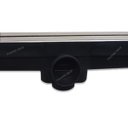 Ver imagem 3 de Ralo Linear Banheiro 5x70 Inox 304 Ciclope Caixa Sifonada Preta com Tela