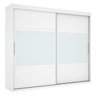 Guarda-Roupa Joinville com Espelho Branco - Mirarack - 1