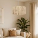 Ver imagem 1 de Luminária Pendente Roma em Corda Sisal Natural Aconchegante