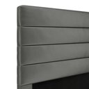 Ver imagem 5 de Cabeceira Atlas 160 para Cama Queen N-023 Veludo Cinza Claro Aradecor