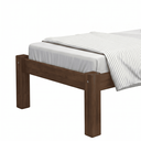 Ver imagem 4 de Cama Solteiro 100% Madeira Maciça Pinus Reforçada Itália - Castanho