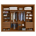 Ver imagem 2 de Guarda Roupa Casal Imperador Plus 2 Portas 6 Gavetas Cinamomo Fosco - Zanzini