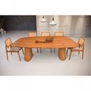Ver imagem 3 de Mesa Jantar Dunas 200x108 Orgânica em Madeira Amêndoa