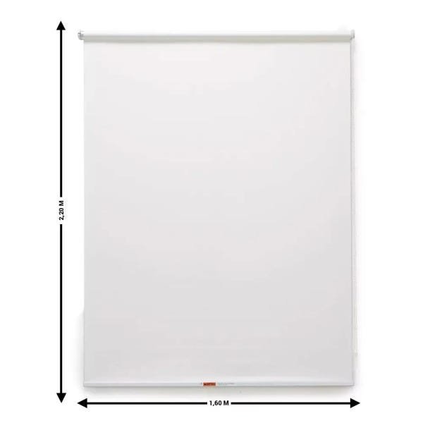 Persiana Rolô Solar Screen - 1,60x2,20m - Pronta - Completa Branco - 7