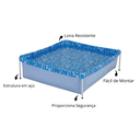 Ver imagem 4 de Piscina Infantil Desmontável Resistente Retangular 400l Mor