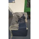 Ver imagem 4 de Capa Impermeável Compatível com Sofá 85x57x52cm Preto Liso