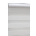 Ver mais imagens de Persiana Rolo Duplo Bandô Branca 160 (L) x 220 (A) Cortina Zebra Rainbow Double Vision 1,60 x 2,20