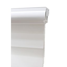 Persiana Rolo Duplo Bandô Branca 140 (L) x 160 (A) Cortina Zebra Rainbow Double Vision 1,40 x 1,60 - 9