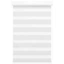 Ver imagem 2 de Persiana Rolo Duplo Bandô Branca 140 (L) x 160 (A) Cortina Zebra Rainbow Double Vision 1,40 x 1,60