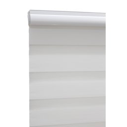Persiana Rolo Duplo Bandô Branca 140 (L) x 160 (A) Cortina Zebra Rainbow Double Vision 1,40 x 1,60 - 11