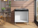 Ver imagem 5 de Balcão para Cooktop Andreia 4 ou 5 Bocas Preto C/tampo - Ajl Móveis