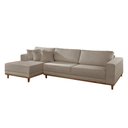 Ver imagem 4 de Sofá Cronos 03 Metros Chaise Lado Esquerdo Meu Sofá Online B002 Veludo Capuccino