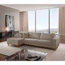 Ver imagem 1 de Sofá Cronos 03 Metros Chaise Lado Esquerdo Meu Sofá Online B002 Veludo Capuccino