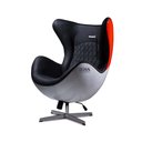 Ver imagem 1 de Poltrona Decorativa Egg Chair MP4 SN 88 Branco/Vermelho - Gran Belo