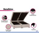 Ver imagem 7 de Cama Box Baú Crc Queen +Colchão D33 Milão Orthoflex 158x198