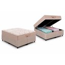 Ver imagem 2 de Cama Box Baú Crc Queen +Colchão D33 Milão Orthoflex 158x198