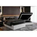 Ver imagem 3 de Cama Box Baú Solteiro + Colchão Anatômico Kappesberg D28 Onix + Base Crc Corano White