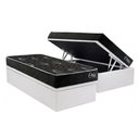 Ver imagem 1 de Cama Box Baú Solteiro + Colchão Anatômico Kappesberg D28 Onix + Base Crc Corano White
