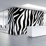 Adesivo papel de parede sala zebra listras casa decorada - 3