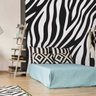 Adesivo papel de parede sala zebra listras casa decorada - 1