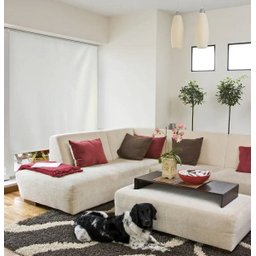 Persiana Rolo Horizontal Pronta Instalar Blackout 1,60x2,20m Creme - 1