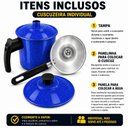 Ver imagem 5 de Cuscuzeira Individual Pequena com Cabo Panela:Azul