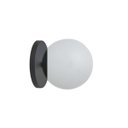 Ver imagem 1 de Arandela Moderna Globo de Vidro Sala Corredor Quarto Lavabo Arevo Iluminação Jabuticaba Vidro Leitos
