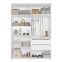 Ver imagem 2 de Armário de Quarto 6 Portas Multiuso com Prateleira