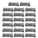 Ver imagem 1 de 20 Pares de Conector de Encaixe para Móveis Sofá Cabeceira Painel Zincado Gran Belo Sofá Modulado, C