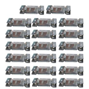 20 Pares de Conector de Encaixe para Móveis Sofá Cabeceira Painel Zincado Gran Belo Sofá Modulado, C