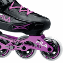 Ver imagem 3 de PATINS IN LINE FILA MADAME HOUDINI Fila Skates PRETO/ROXO 45 EUR (43 BR)