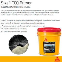 Sika Eco Primer - Galao 3,6 L - 530085 - 2
