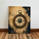 Ver imagem 4 de Kit3 Quadro Decorativo Marítimo Náutico Barco Ancora Vintage Mapa 40x28cm