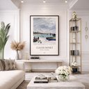 Ver imagem 5 de Quadro Canvas Claude Monet Praia Sainte 60x40cm Mold Preta