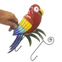 Ver imagem 2 de Gancho Metal Duplo Enfeite Decoraçao Parede Kit 4 Unidades Arara Vermelha Sala Quarto Casa