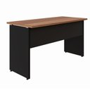 Ver imagem 4 de Mesa Retangular Escrivaninha 150 cm X 60 cm Tampo 25 mm Pés Painel F5 Office Cor:Nogal com Preto
