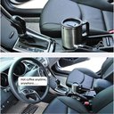 Ver imagem 4 de Caneca Elétrica 12V Inox Térmica para Carro Caminhão Garrafa Aquecedor Automotivo
