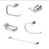 Kit Acessorios 5 peças Para Banheiro Slim Luxo - 1