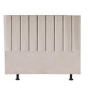 Ver imagem 1 de Cabeceira Estofada Cama Box Queen Carla 160cm Suede Bege
