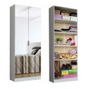 Ver imagem 5 de Sapateira com Espelho 2 Portas Branca 30 Pares