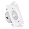 Luminária Spot Luz Led Quadrada Luz Fria Iluminação 3w - 2