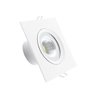 Luminária Spot Luz Led Quadrada Luz Fria Iluminação 3w - 3