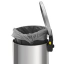 Ver imagem 2 de Lixeira Tramontina Loop com Pedal 5l Redonda Inox Polido