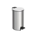 Ver imagem 1 de Lixeira Tramontina Loop com Pedal 5l Redonda Inox Polido