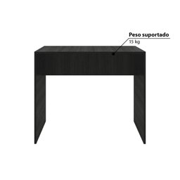 Escrivaninha sem Gavetas para Escritório - Preto - 3 Escrivaninha sem Gavetas para Escritório - Preto - 3