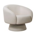 Ver imagem 1 de Poltrona Decorativa Liz Fixa Linhão Off White - Nexta Casa