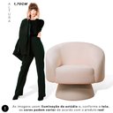 Ver imagem 3 de Poltrona Decorativa Liz Fixa Linhão Off White - Nexta Casa