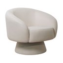 Ver imagem 1 de Poltrona Decorativa Liz Fixa Linhão Off White - Nexta Casa